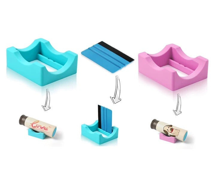 Silicone Cup Cradle With Squeegee