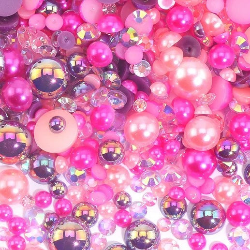 Set Q - Pearl & Resin Rhinestone Mix
