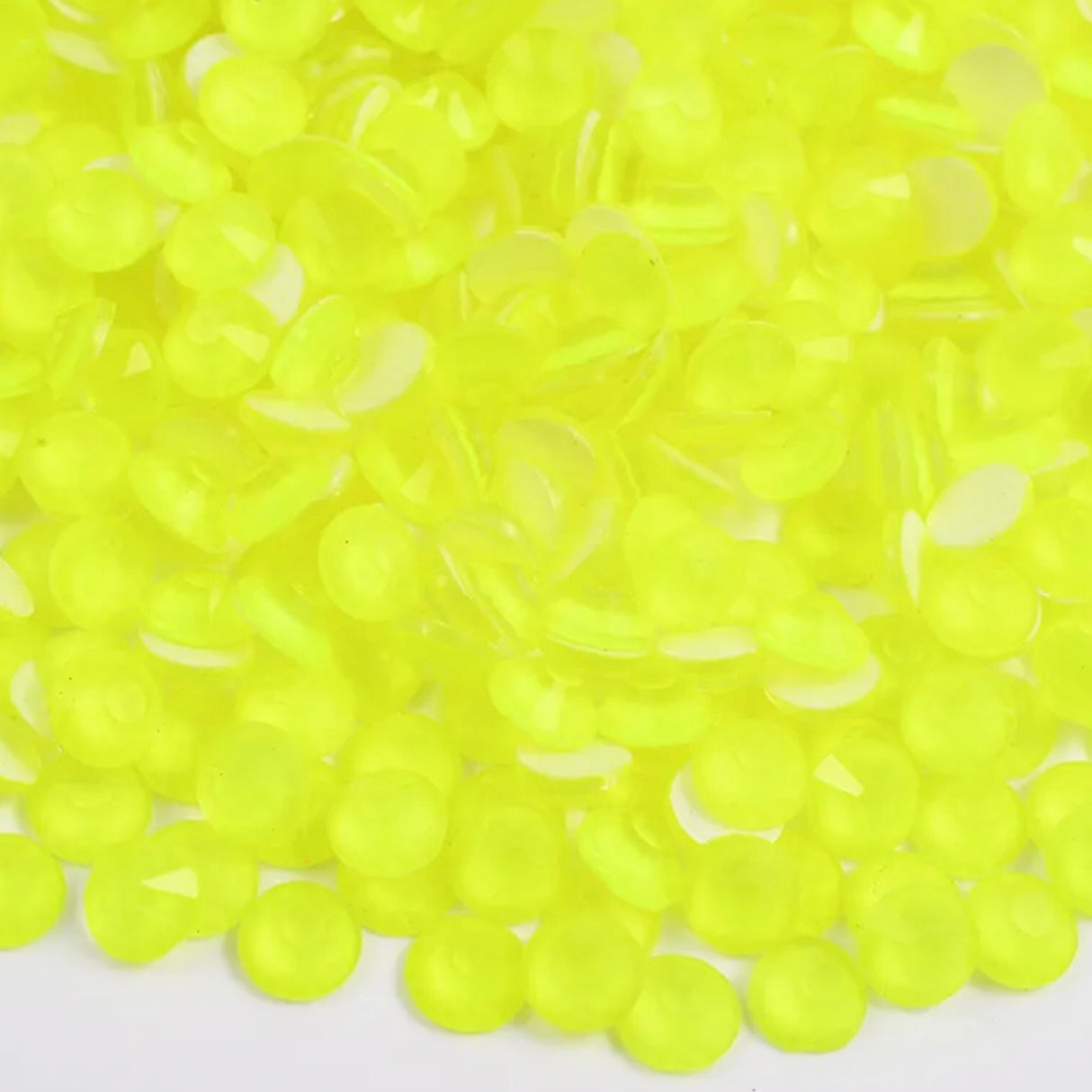 Neon Yellow - Glass Rhinestones
