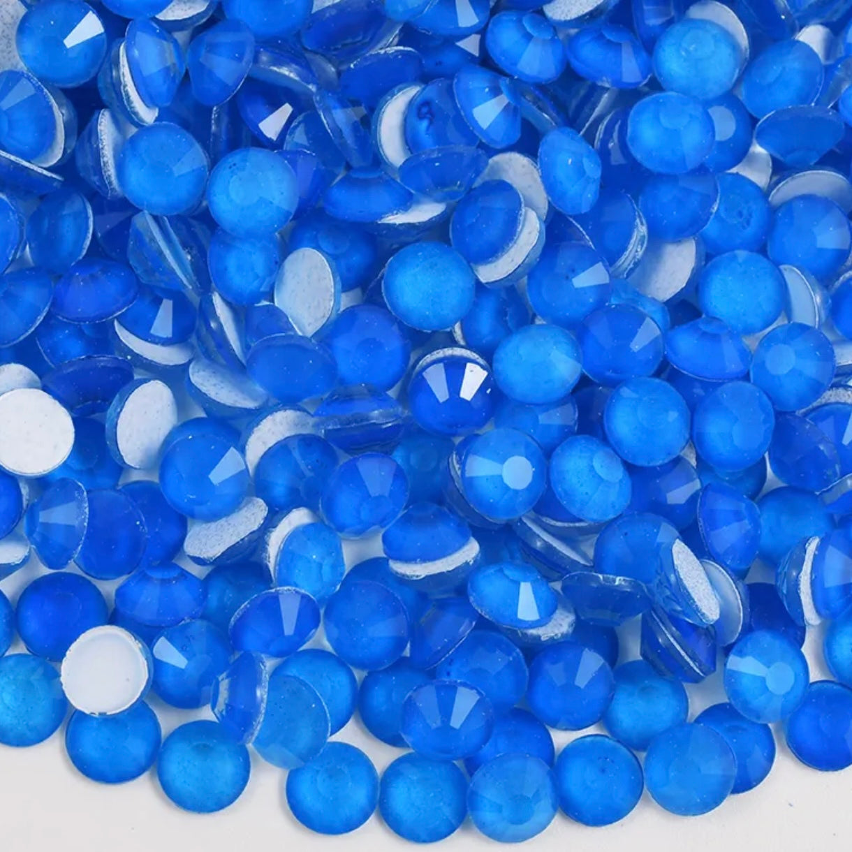 Neon Blue - Glass Rhinestones