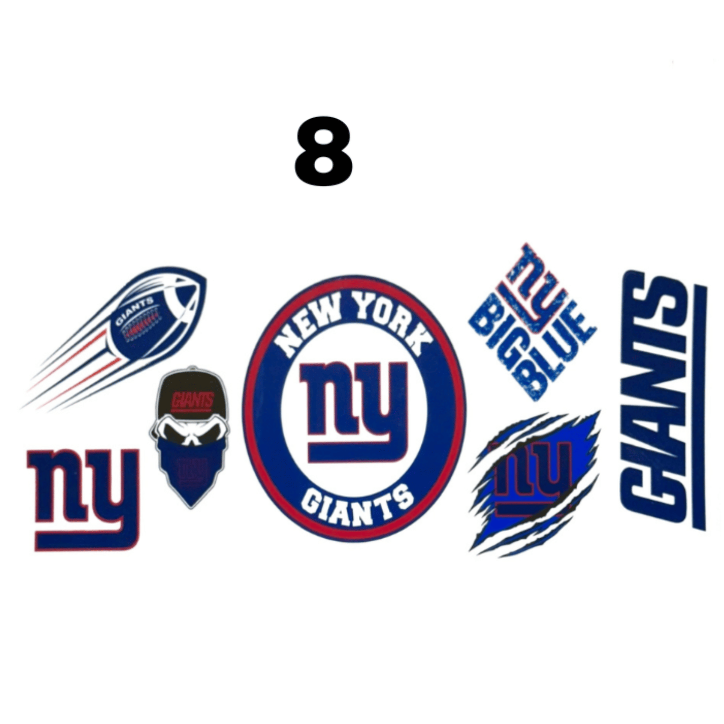 Football Teams - 16oz UV DTF Cup Wrap