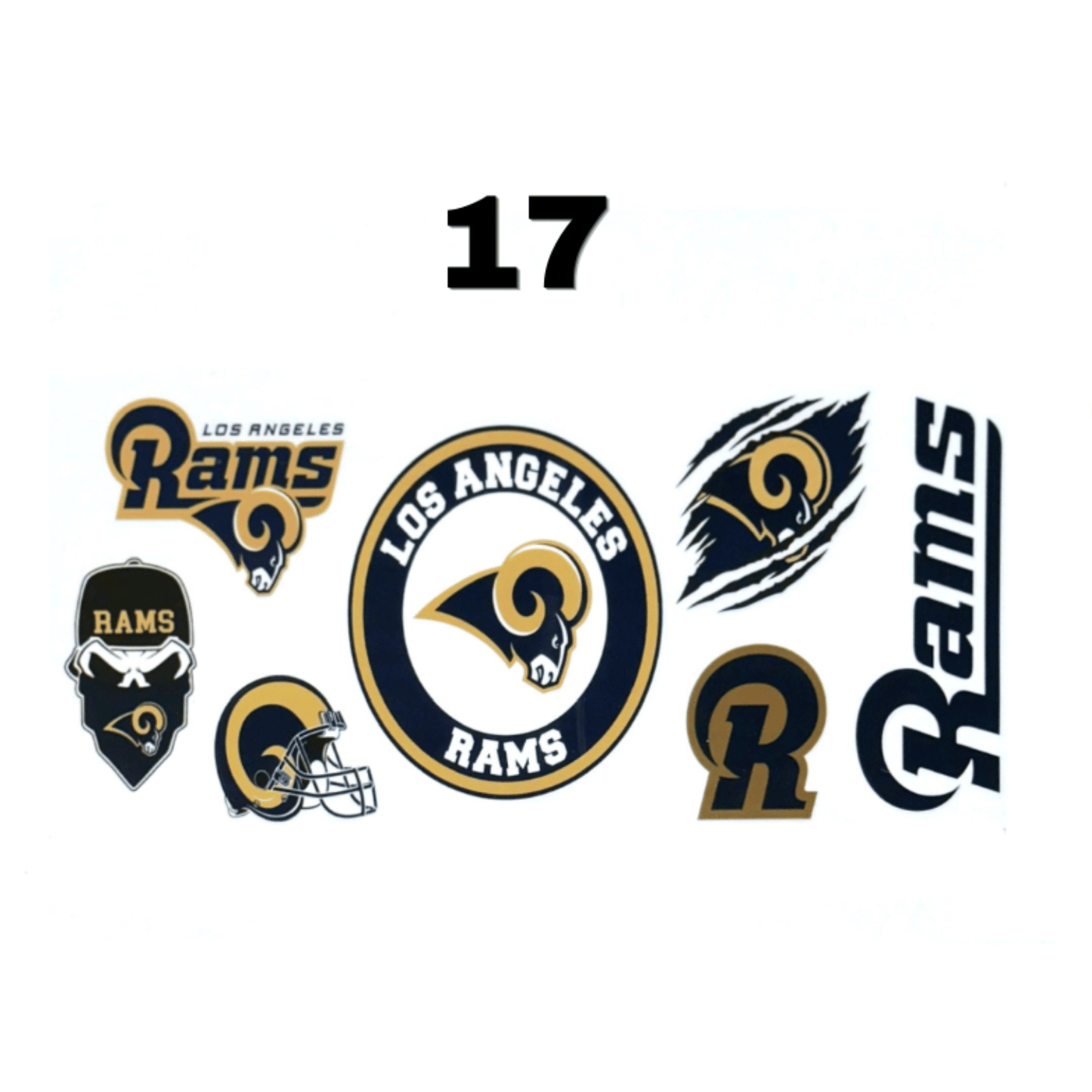 Football Teams - 16oz UV DTF Cup Wrap