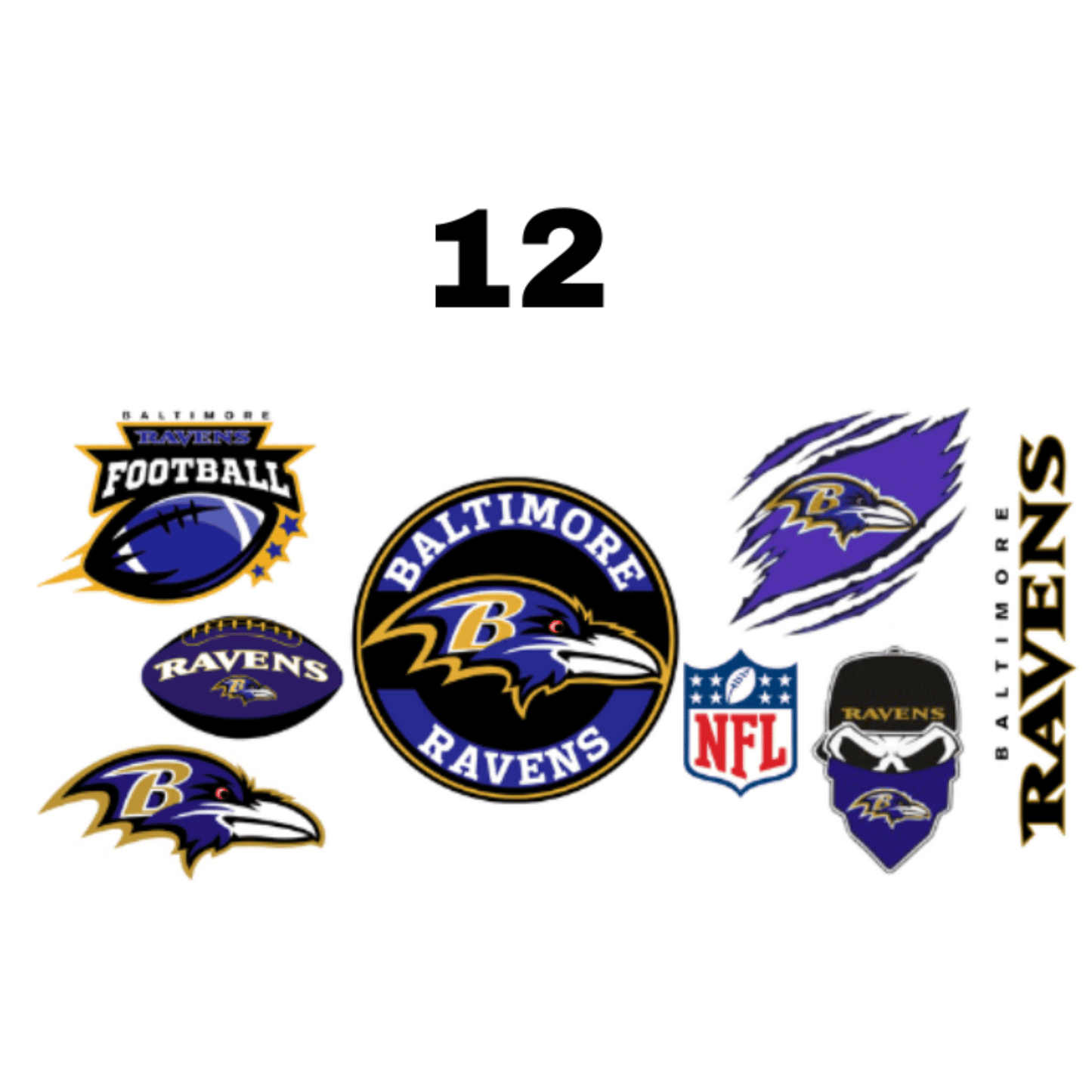 Football Teams - 16oz UV DTF Cup Wrap