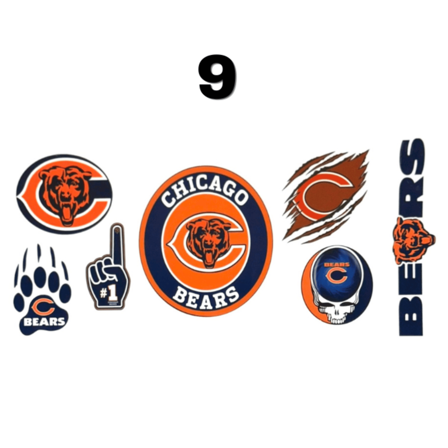 Football Teams - 16oz UV DTF Cup Wrap