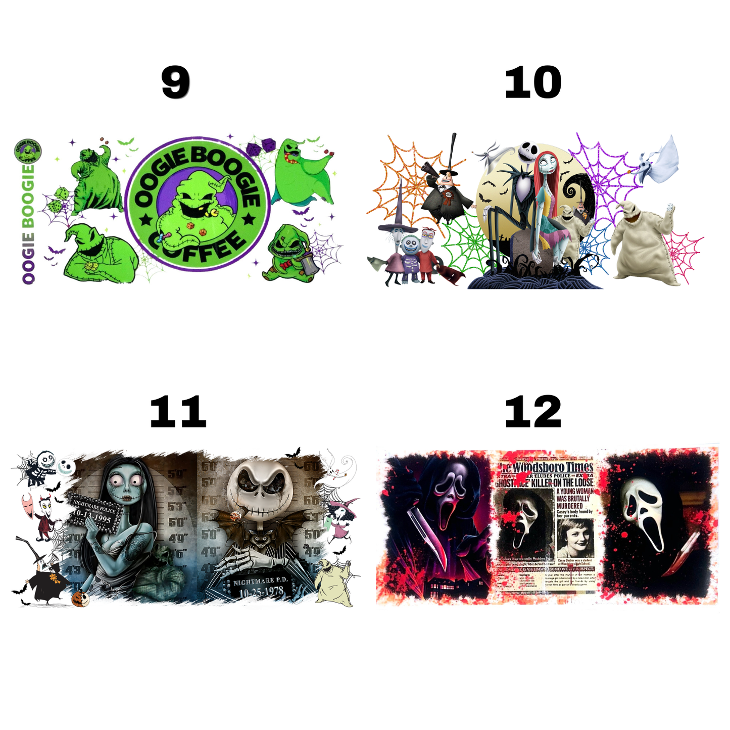 Halloween - 16oz UV DTF Cup Wrap