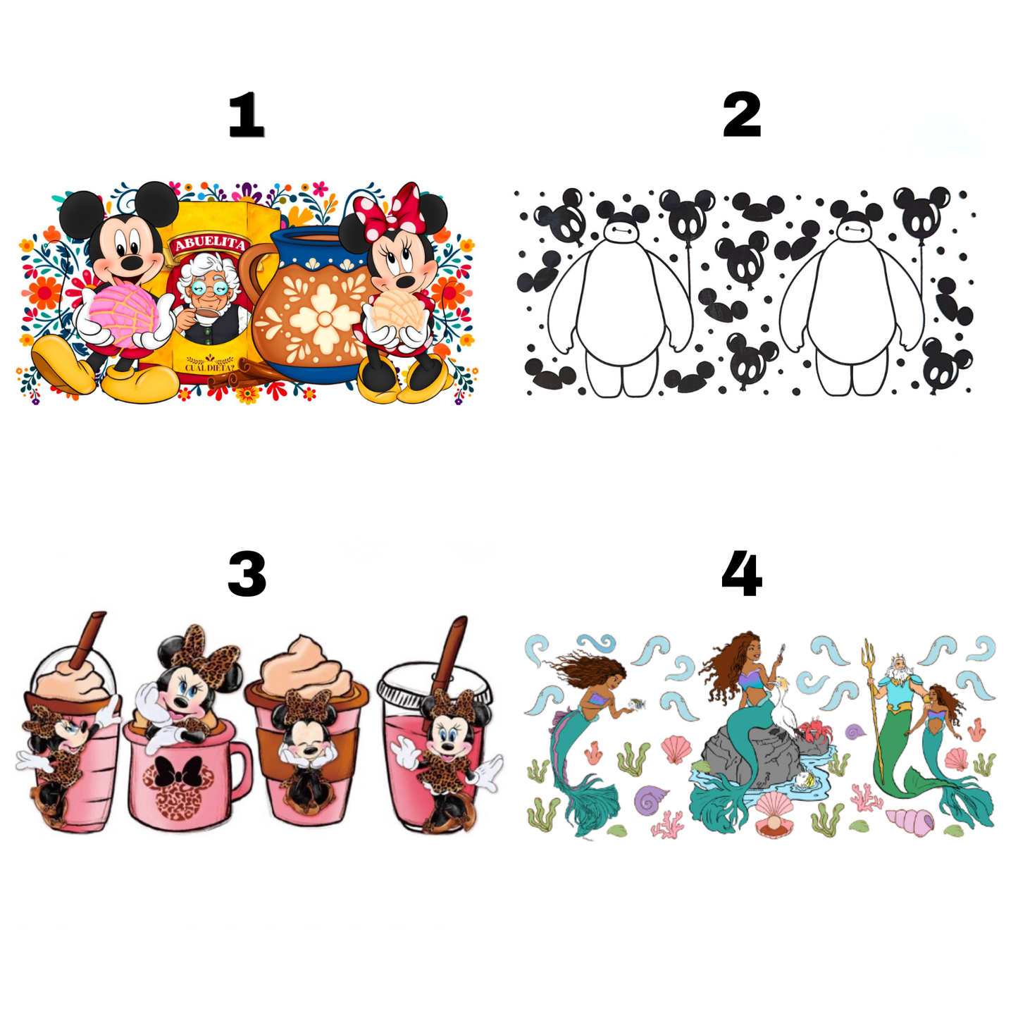 Characters/Miscellaneous - 16oz UV DTF Cup Wrap