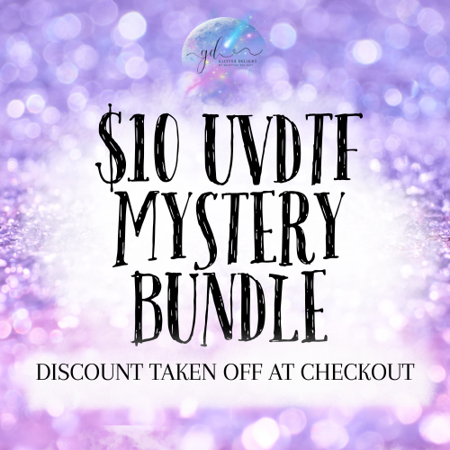 UVDTF Mystery Bundle - 10 UVDTF Wraps - Discount taken off at checkout