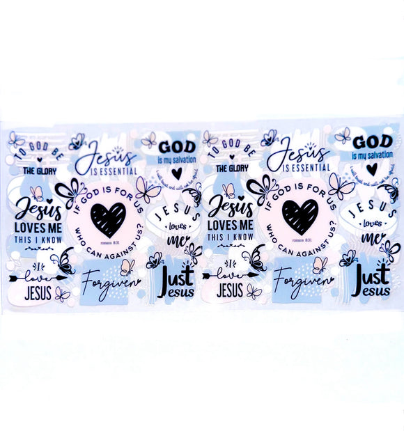 Religious - 16oz UV DTF Cup Wrap