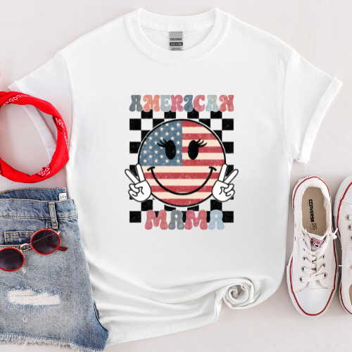 American Mama - DTF Shirt Transfer Ready To Press