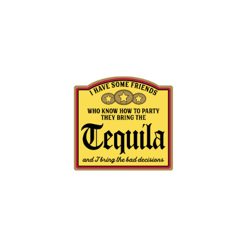 Tequila - UV DTF Shot Glass Decal