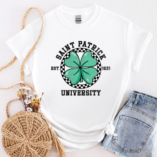 Saint Patrick University - DTF Shirt Transfer Ready To Press