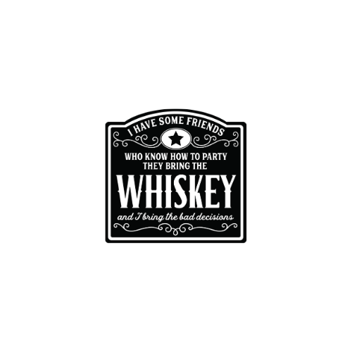 Whiskey - UV DTF Shot Glass Decal