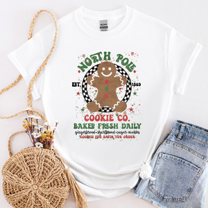 North Pole Cookie Co - DTF Shirt Transfer Ready To Press