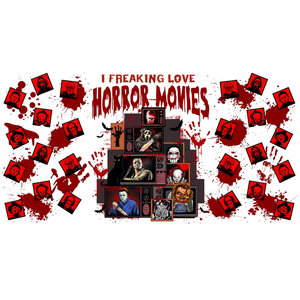 Horror Movies  - 16oz UV DTF Cup Wrap