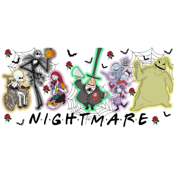 NBC Nightmare - 16oz UV DTF Cup Wrap