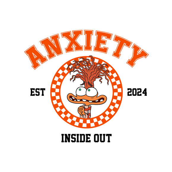 Anxiety - UV DTF Decal