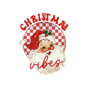 Christmas Vibes Red Santa - UVDTF Decal