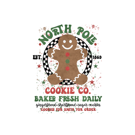 North Pole Cookie Co. - UVDTF Decal