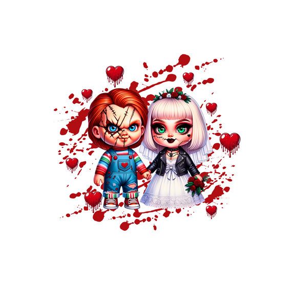 Chucky and Tiff - UVDTF Decal