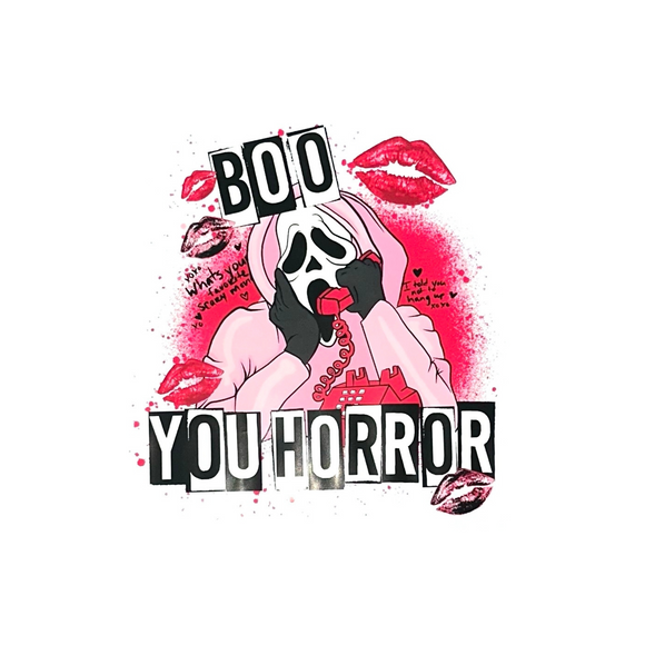 Boo You Horror - UVDTF Decal