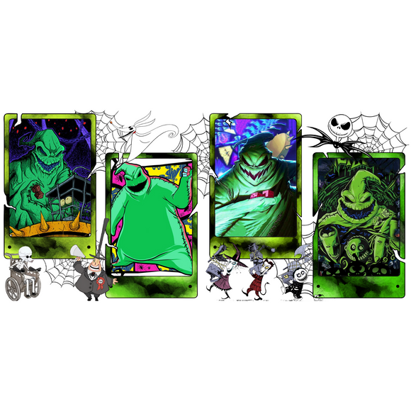 Oogie Boogie Cards - 16oz UV DTF Cup Wrap