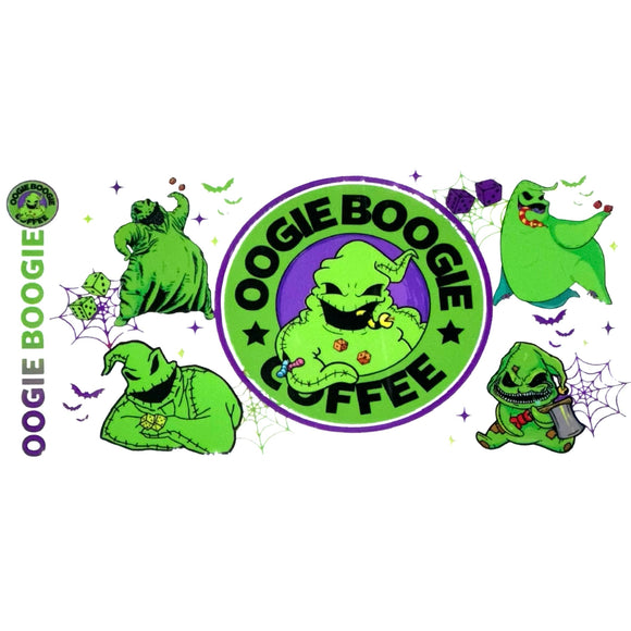 Oogie Boogie Coffee - 16oz UV DTF Cup Wrap