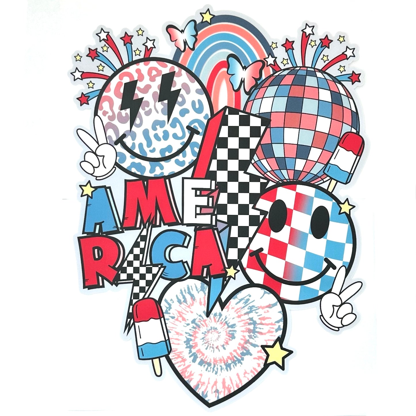 Retro America - DTF Shirt Transfer Ready To Press