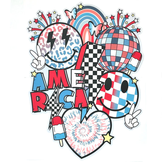 Retro America - DTF Shirt Transfer Ready To Press
