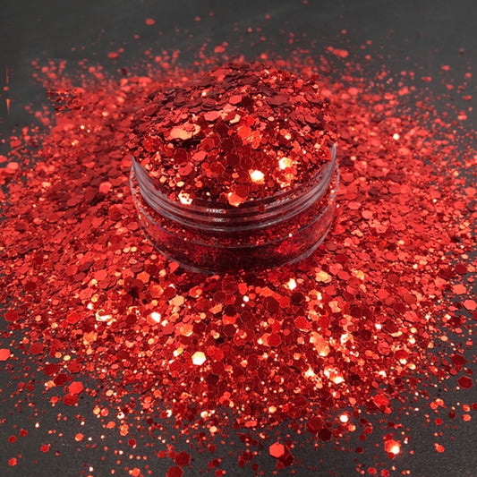 Cherry Red - Chunky Mix