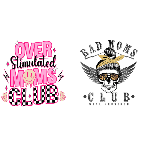 Mom Decal Bundle - 16oz UV DTF Cup Wrap