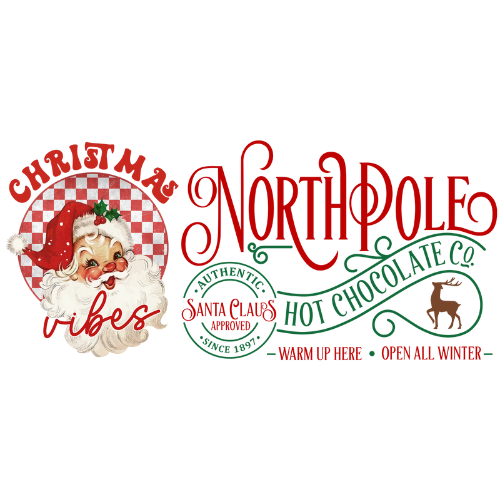 North Pole - 16oz UV DTF Cup Wrap