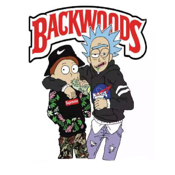 Backwoods  Rick  and Morty - UV DTF Decal