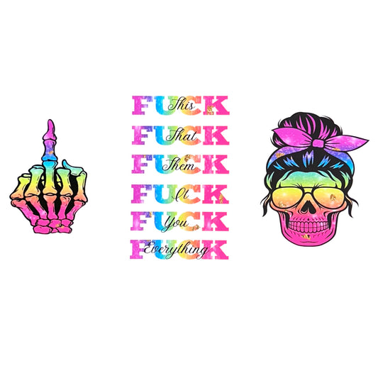 F-This - 16oz UV DTF Cup Wrap