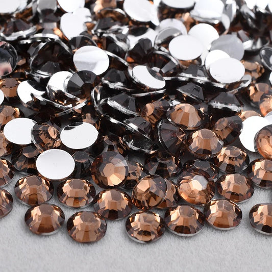 Coffee - Rhinestones Flatback Non Hot Fix