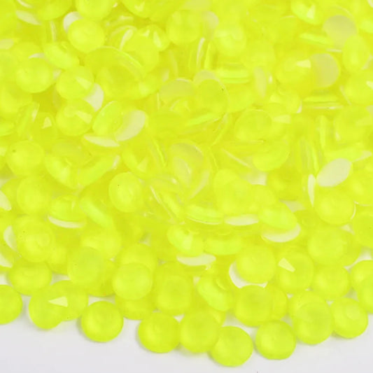 Neon Yellow - Glass Rhinestones