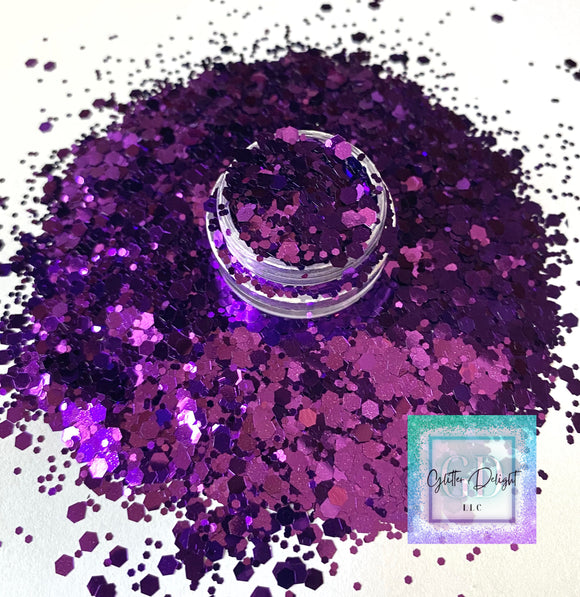 Dark Violet - Chunky Mix