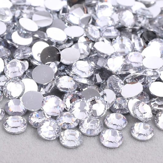 Clear - Rhinestones Flatback Non Hotfix
