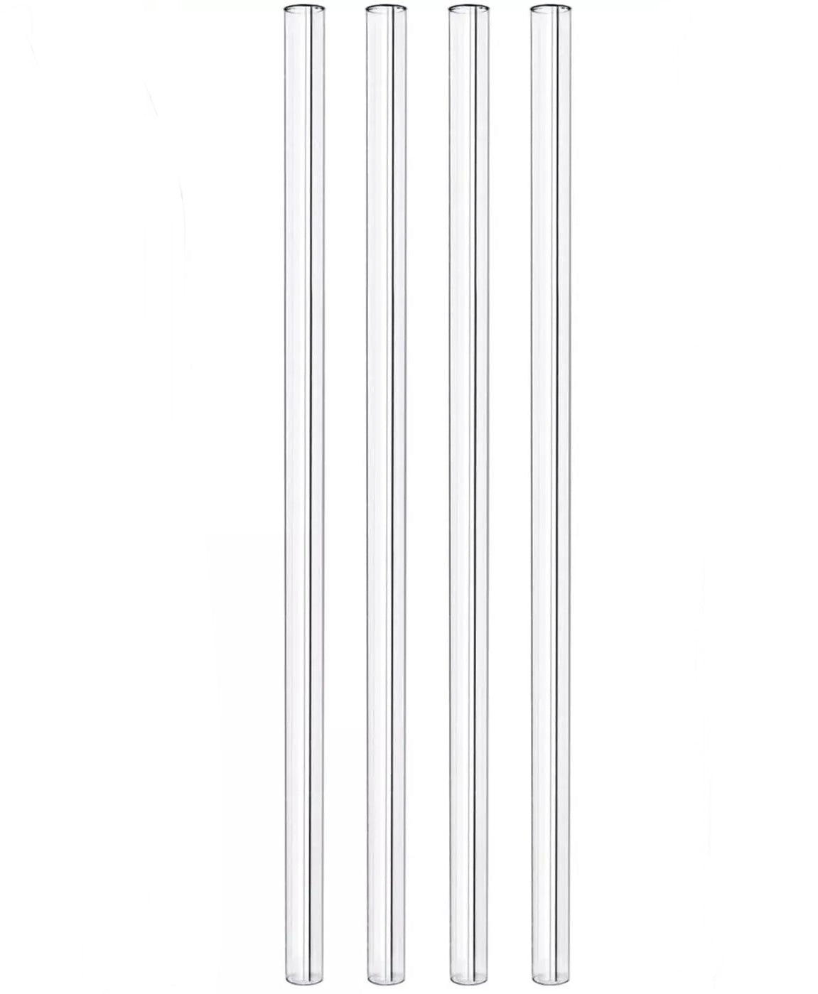Glass Straws - Set of 4