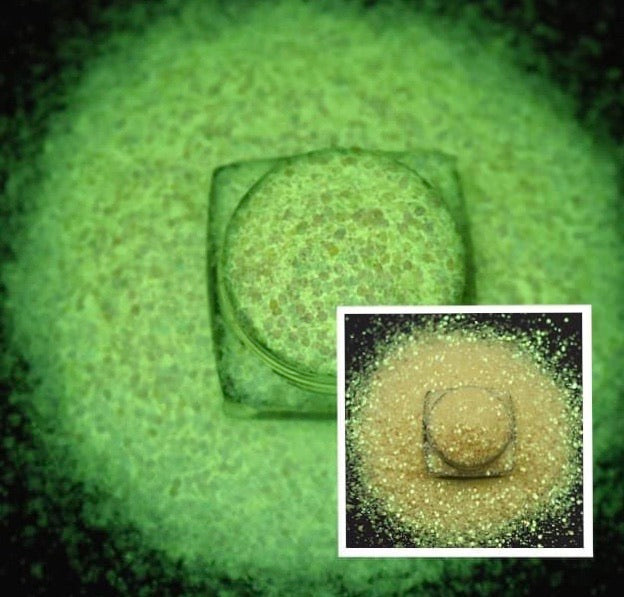Glow Yellow - Glow In The Dark Glitter