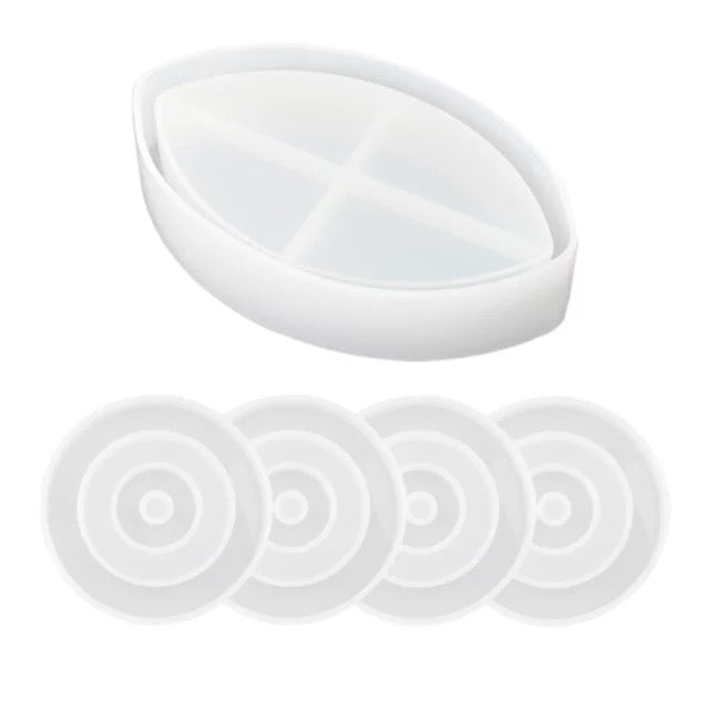 Evil Eye - Coaster Mold Set - 5 pieces