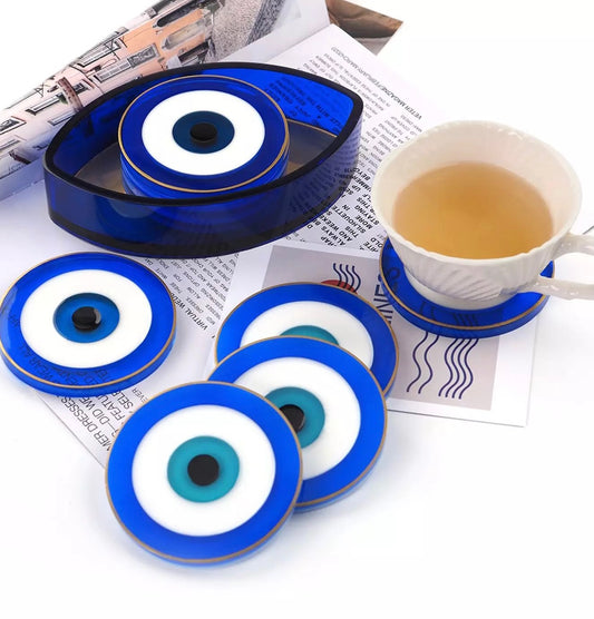 Evil Eye - Coaster Mold Set - 5 pieces