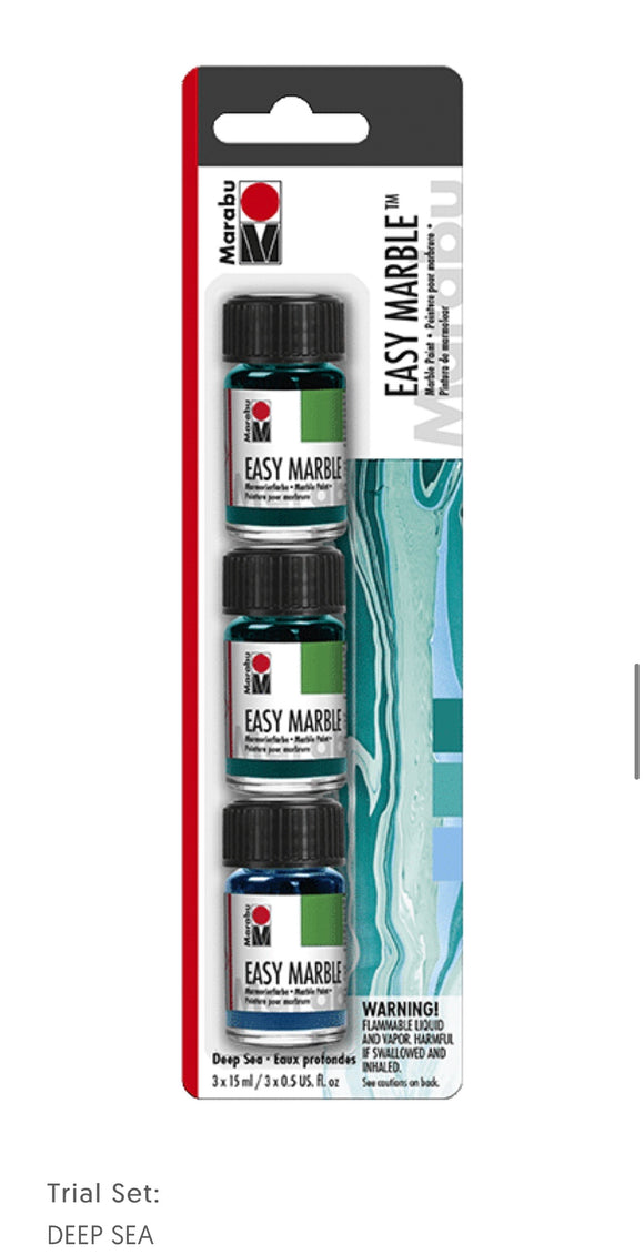 Marabu Easy Marble Trial Set 3 Pack