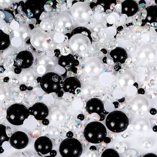 Set T - Pearl & Resin Rhinestone Mix