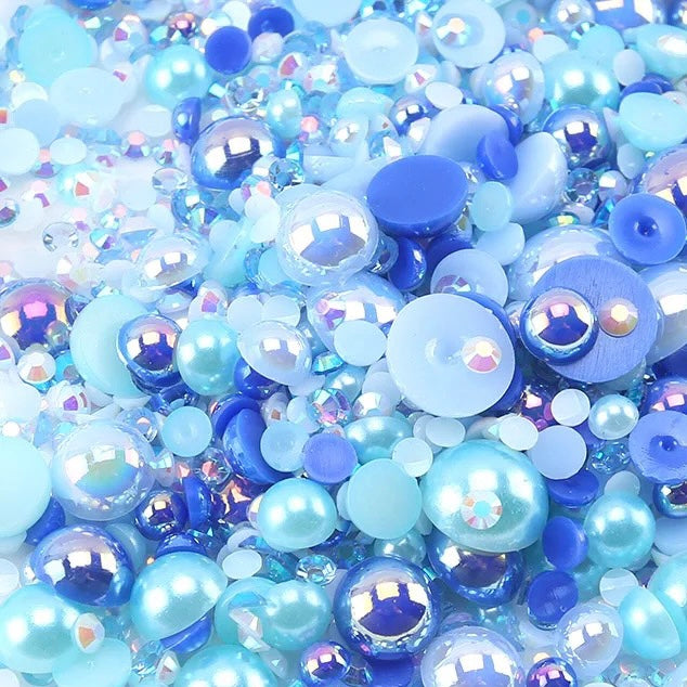 Set O - Pearl & Resin Rhinestone Mix