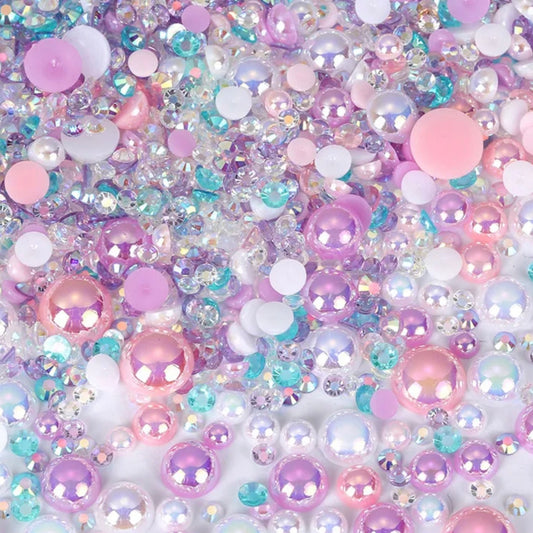 Set U - Pearl & Resin Rhinestone Mix