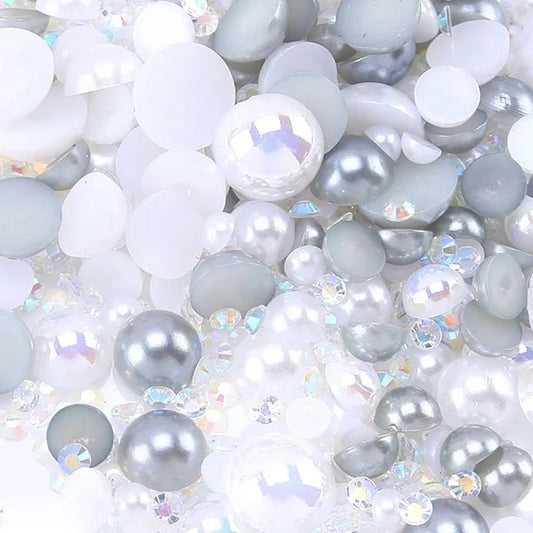 Set H - Pearl & Resin Rhinestone Mix