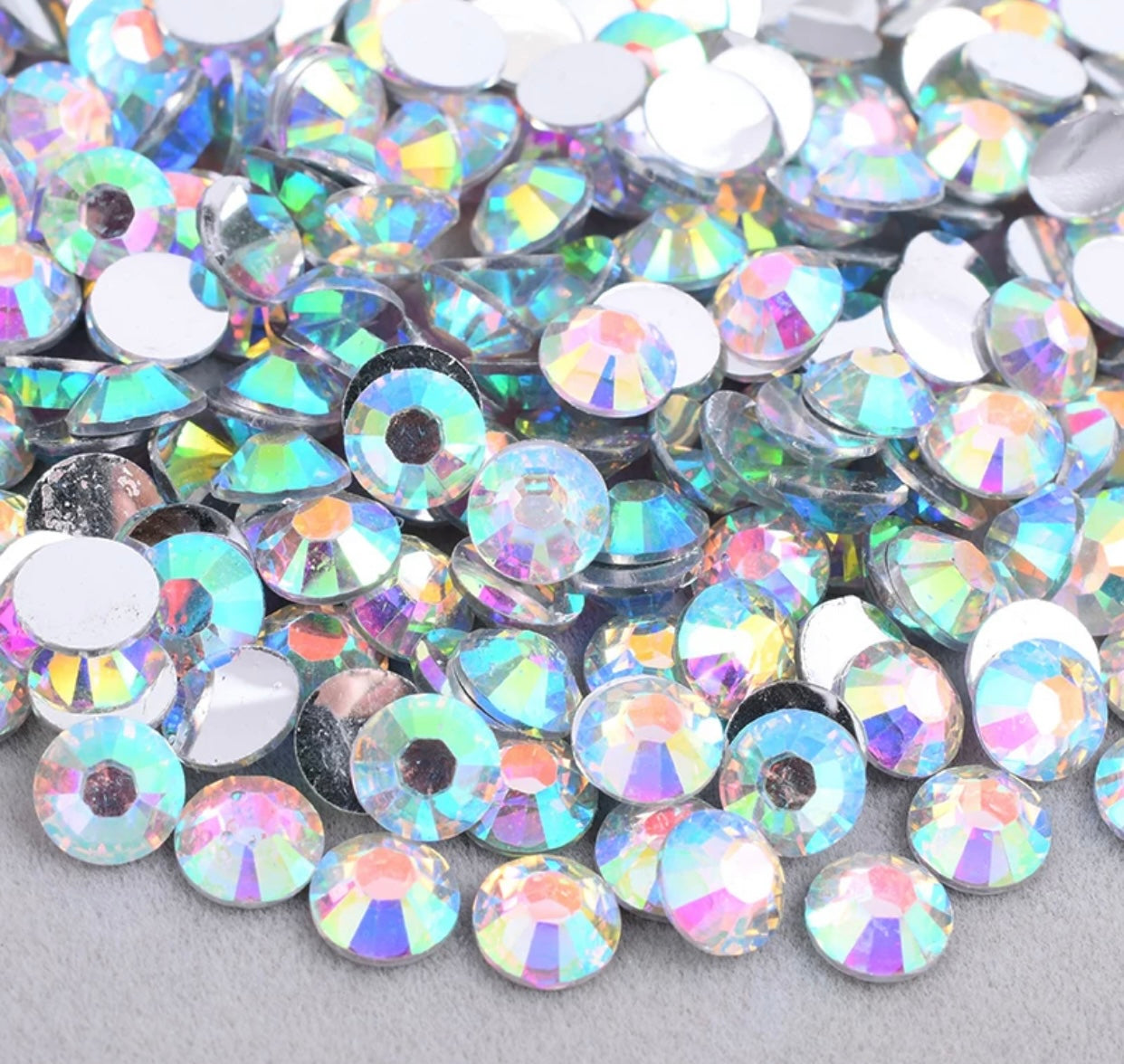 Crystal AB - Rhinestones Flatback Non Hot fix