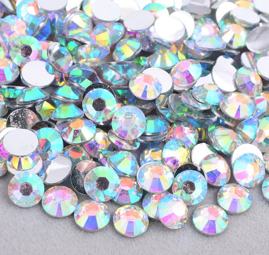 Crystal AB - Rhinestones Flatback Non Hot fix