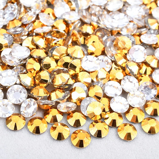 Gold - Rhinestones Flatback Non Hot Fix my